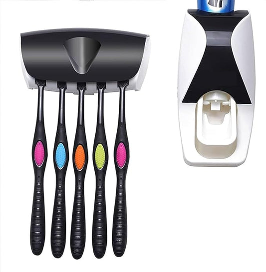 Wall Mounted Plastic Dust Proof Automatic Toothpaste Dispenser